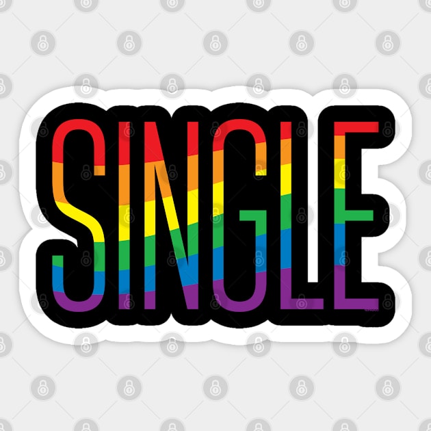 Single | Gay Lesbian Sticker by jomadado